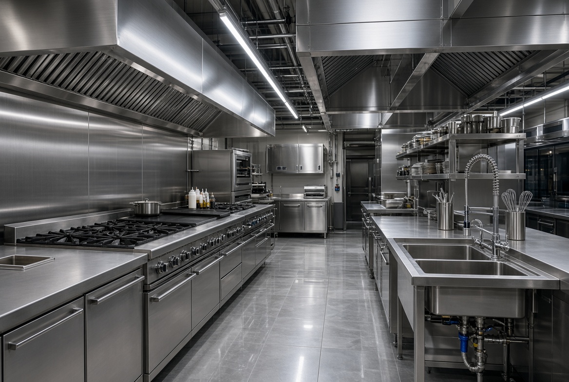 Commercial kitchen plumbing